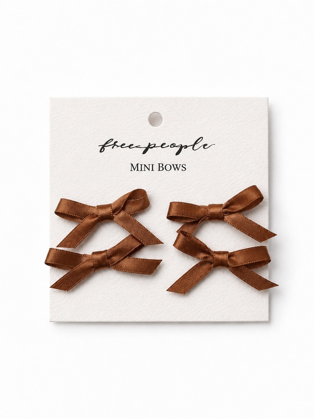 Free People Mini Bows & Hair Clips Bundle NWT